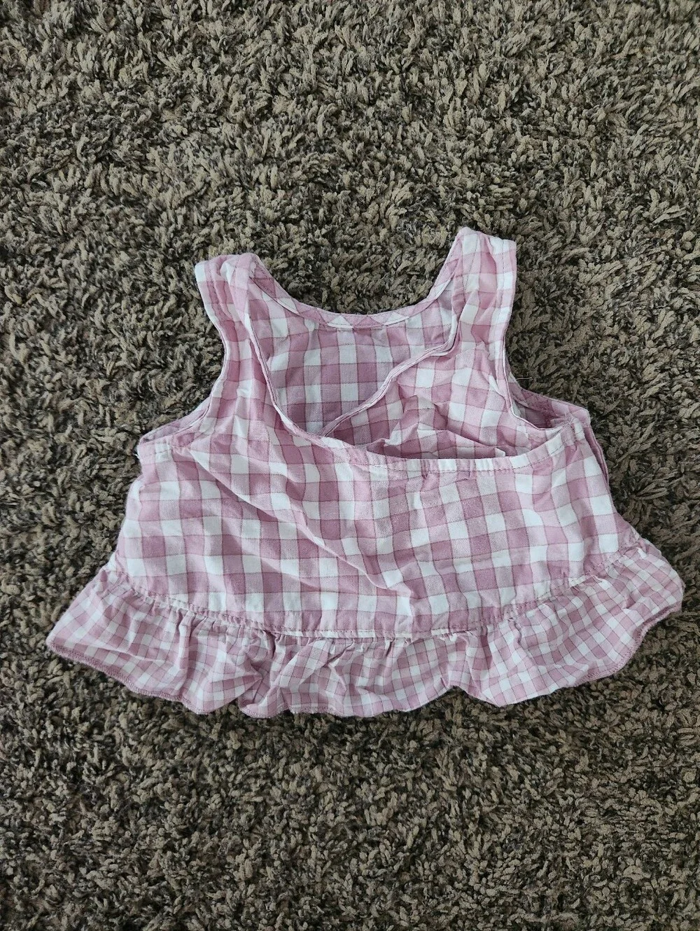 Carter's Purple Gingham Top